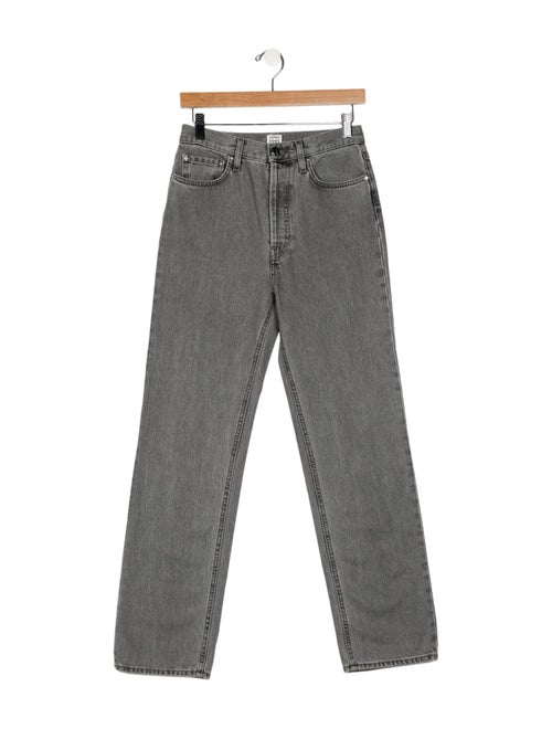 TOTEME Classic Cut Denim Full Length Straight Leg Jeans