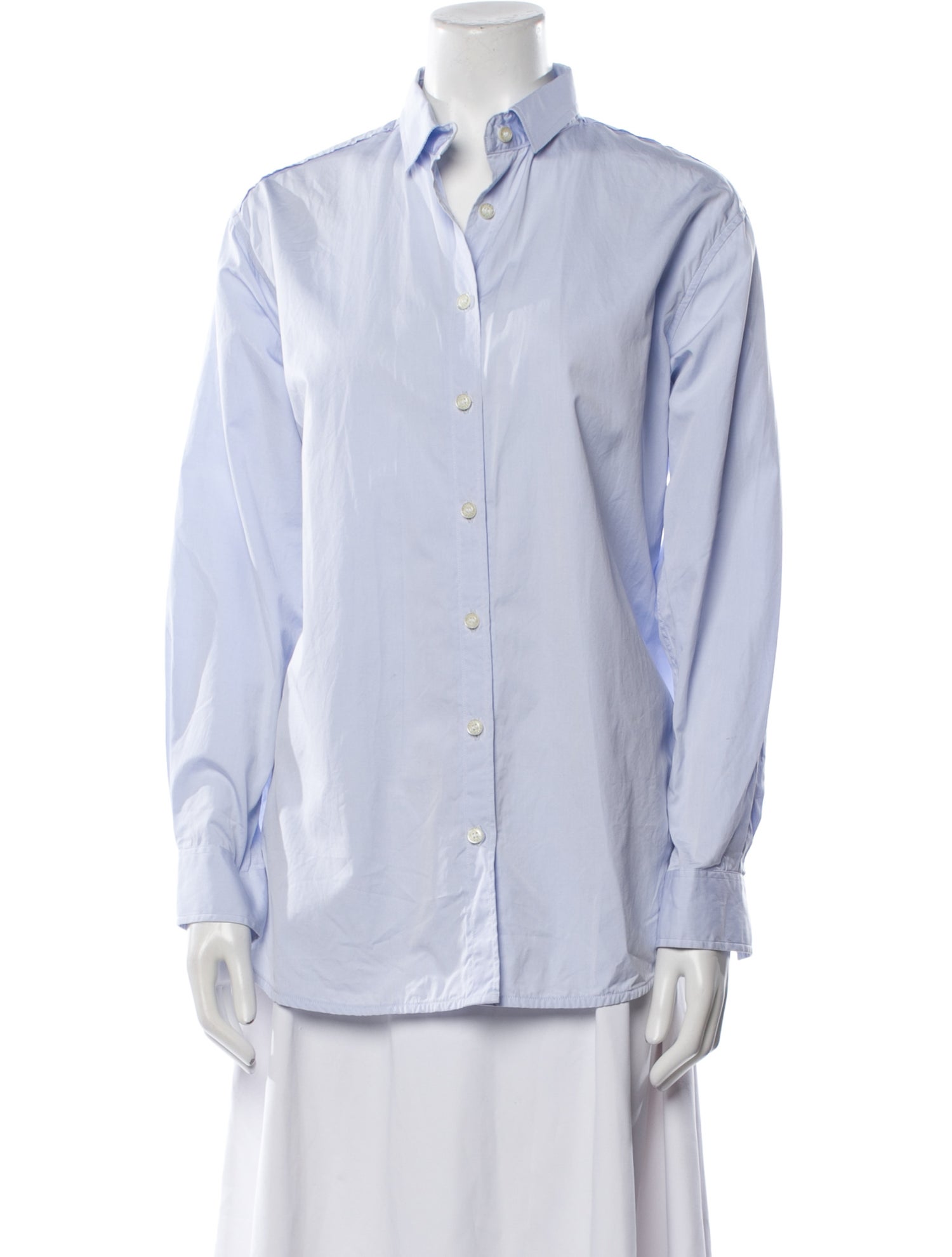 TOTEME Long Sleeve Button-Up Top