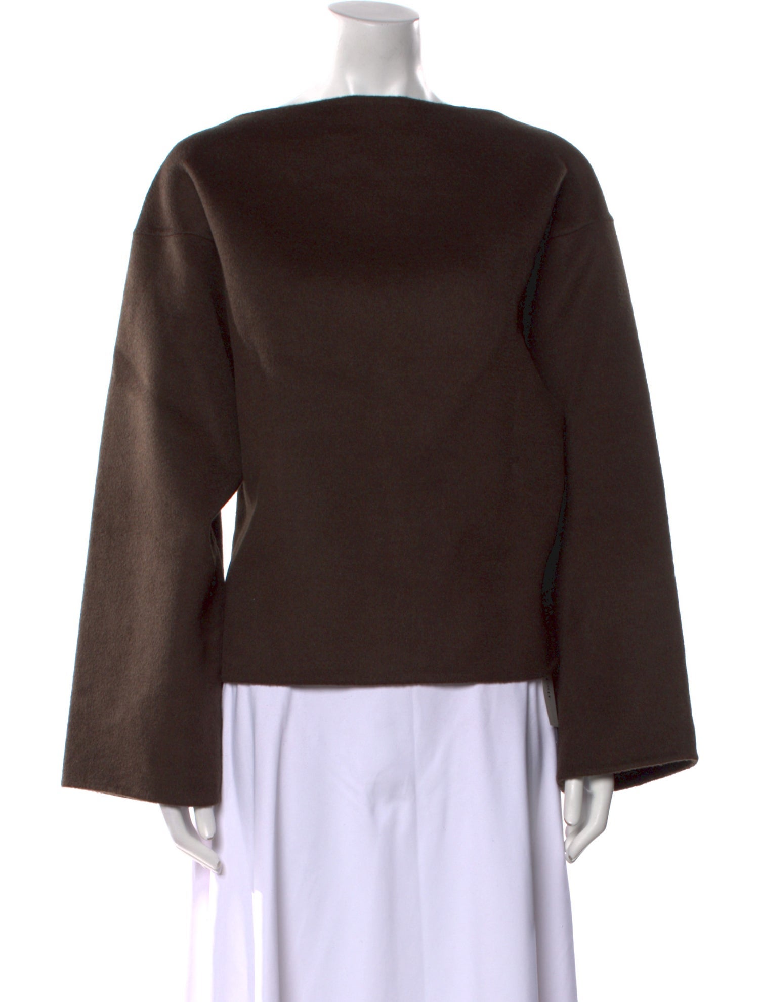 TOTEME Wool Bateau Neckline Sweater