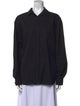 TOTEME Oversized Poplin Shirt Long Sleeve Button-Up Top