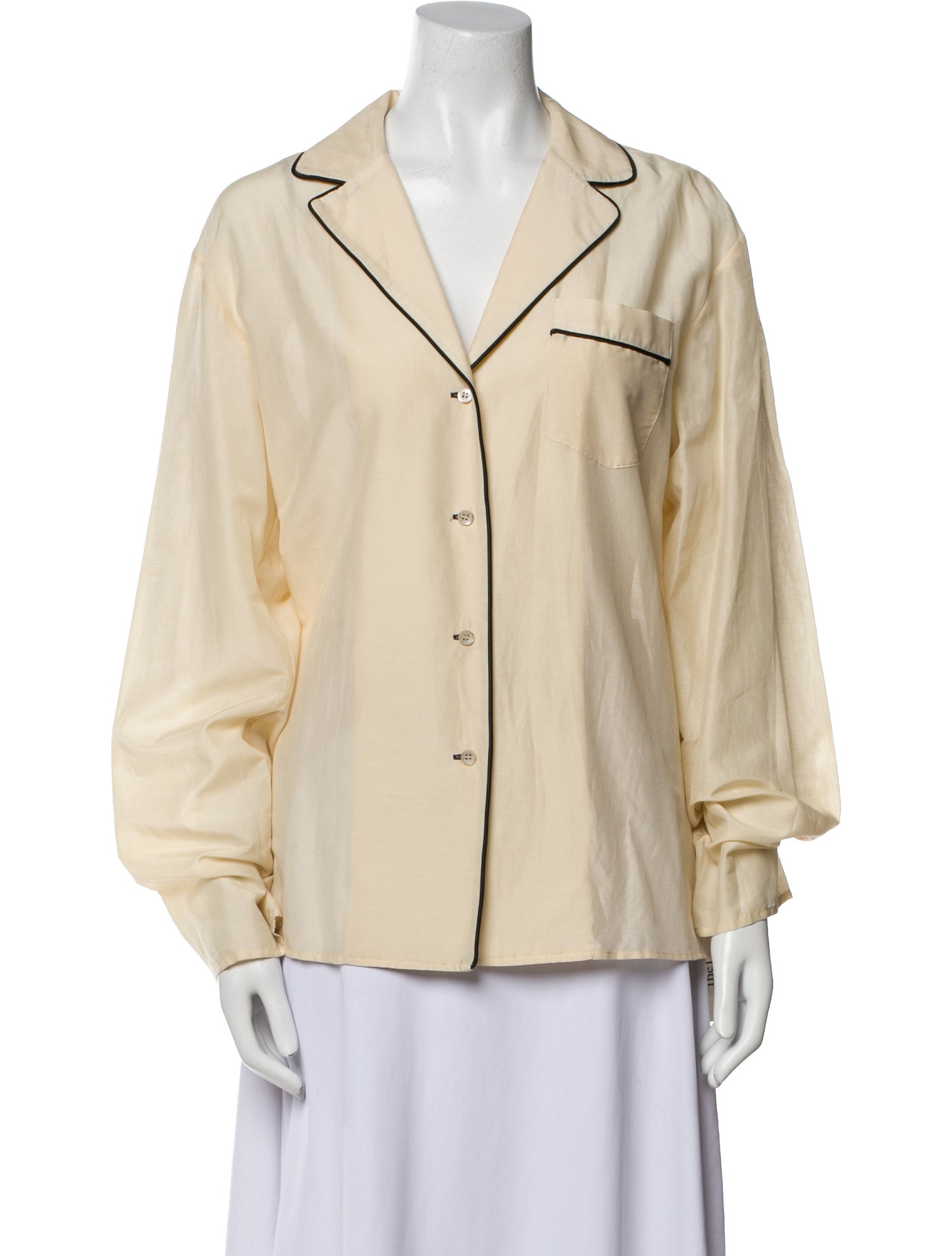 TOTEME Cotton Silk PJ Blouse Pajamas w/ Tags