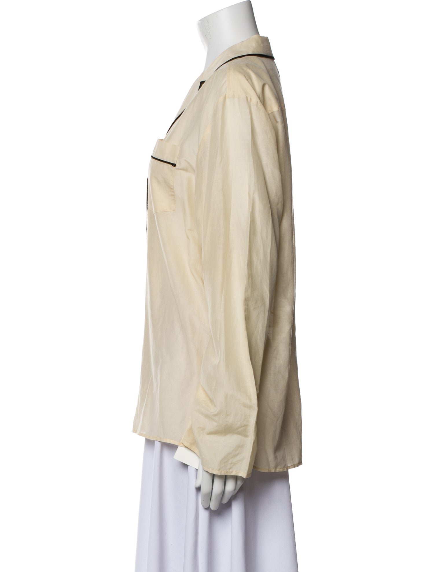 TOTEME Cotton Silk PJ Blouse Pajamas w/ Tags