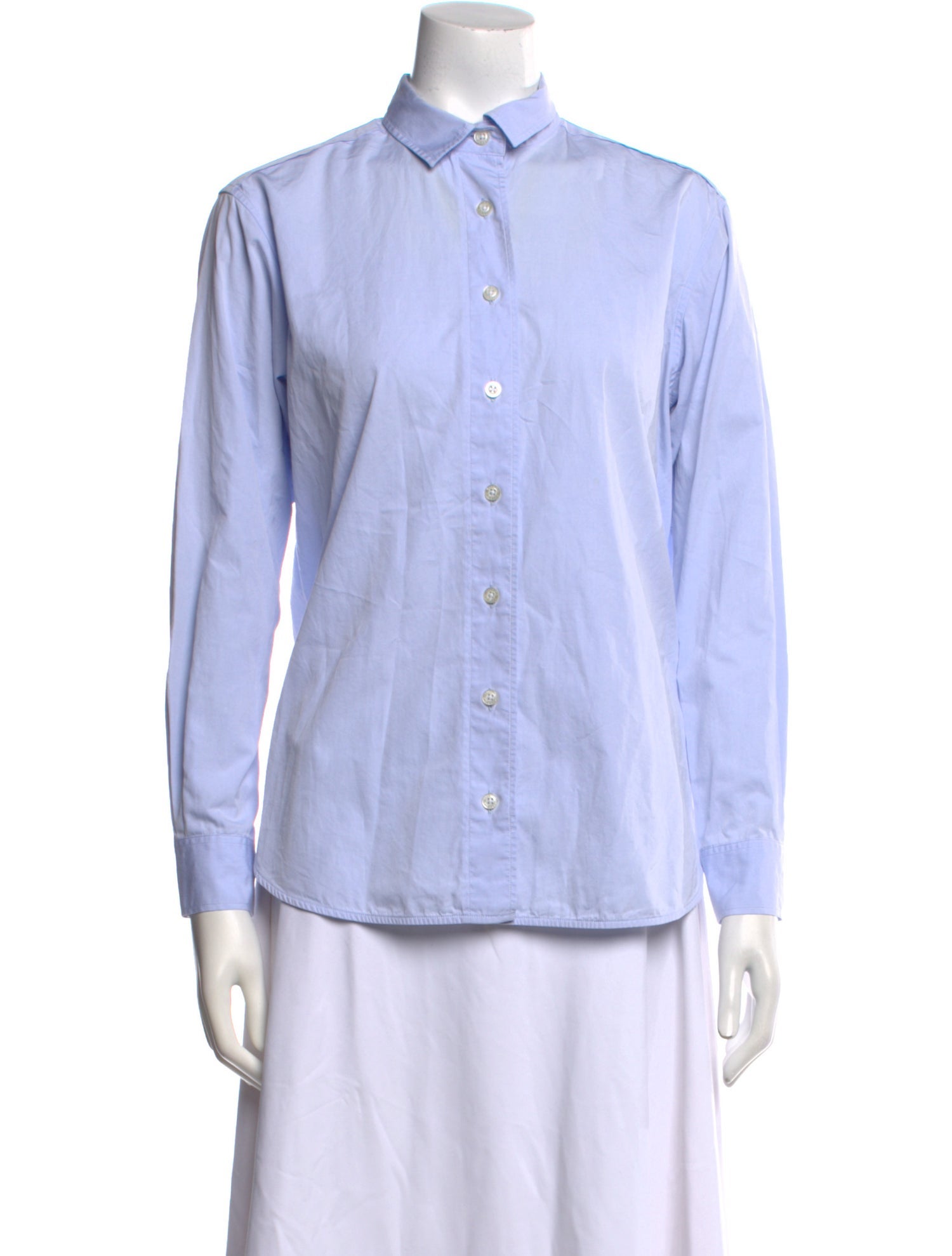 TOTEME Long Sleeve Button-Up Top