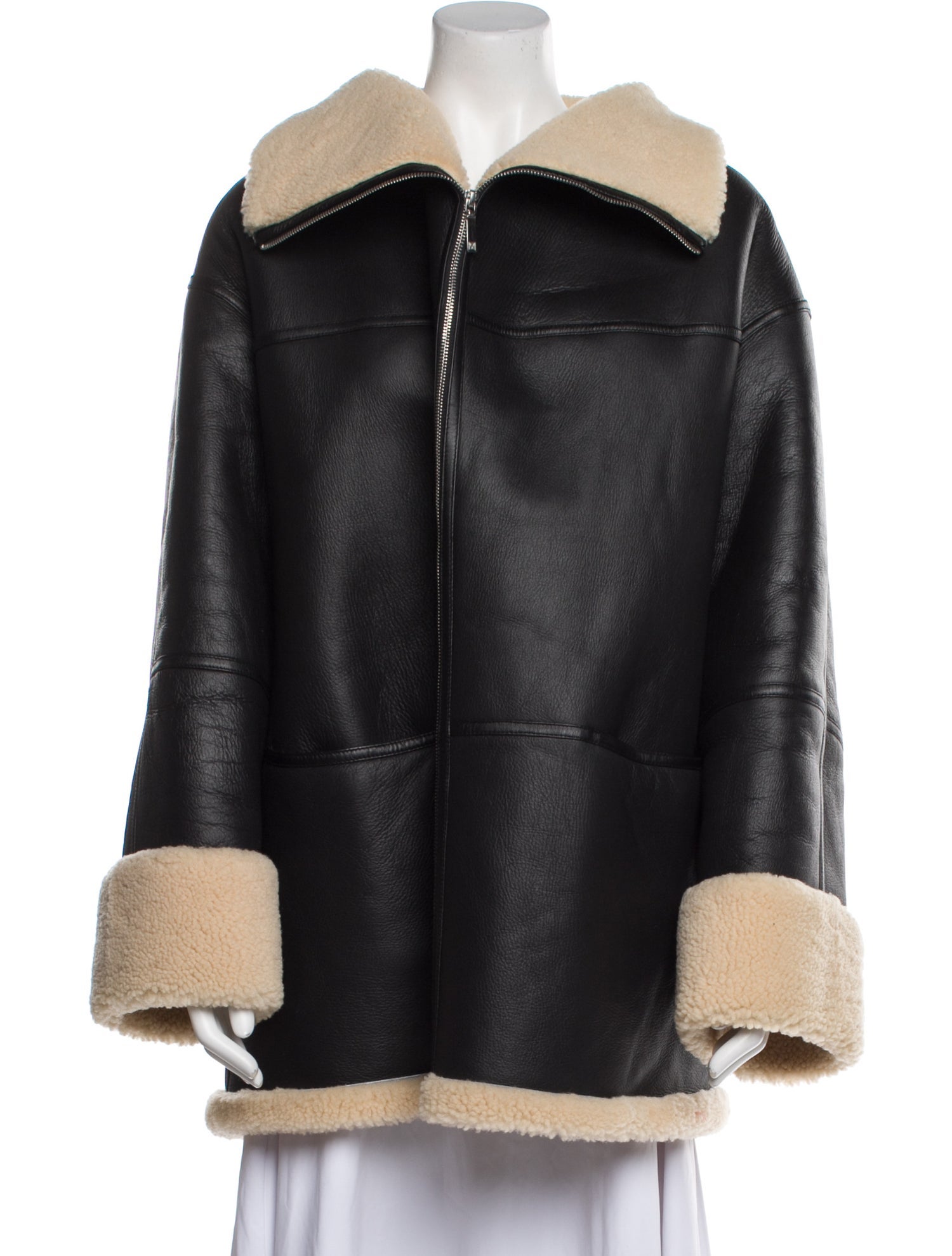 TOTEME Signature Shearling Faux Fur Jacket w/ Tags