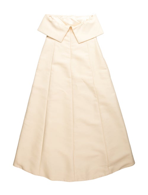 TOTEME Strapless Midi Length Dress