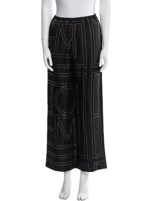TOTEME Monogram PJ Bottoms Silk Pajamas