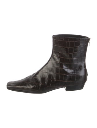 TOTEME Embossed Leather Boots