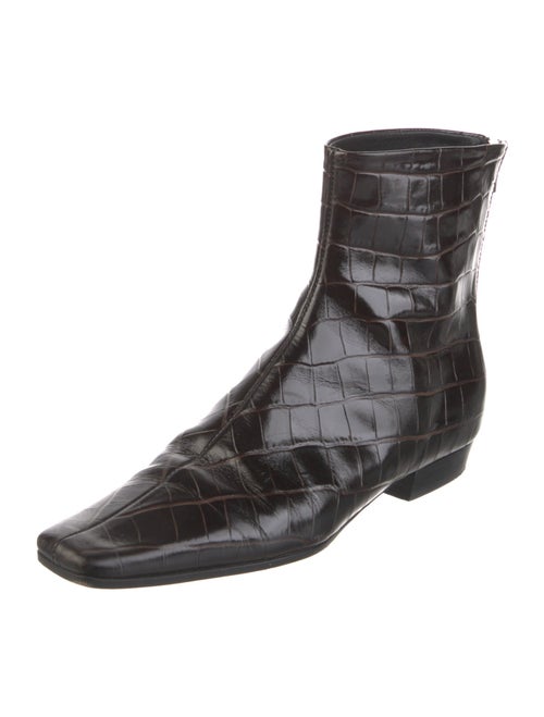 TOTEME Embossed Leather Boots