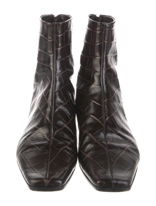 TOTEME Embossed Leather Boots