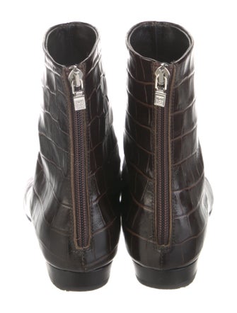 TOTEME Embossed Leather Boots