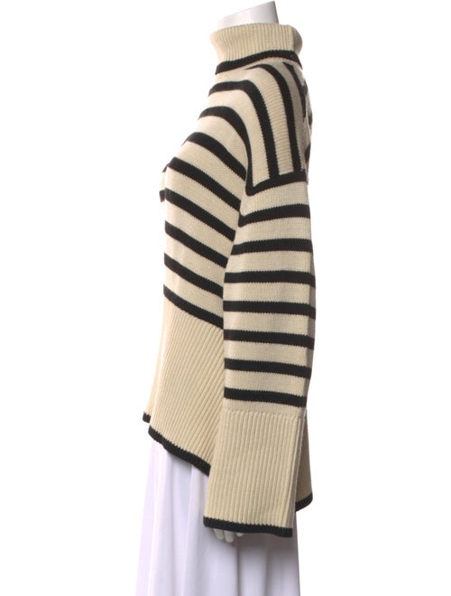 TOTEME Signature Stripe Turtleneck Wool Sweater