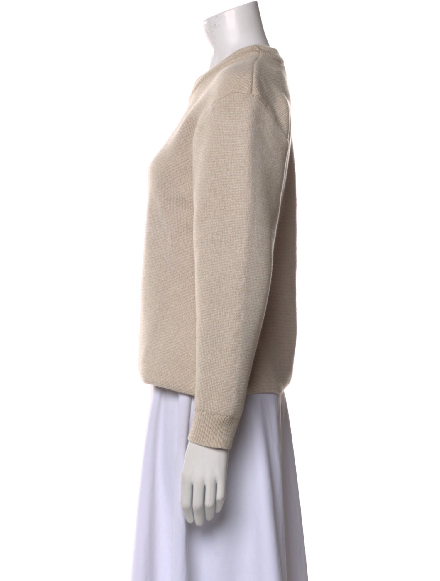 TOTEME Merino Wool Crew Neck Sweater