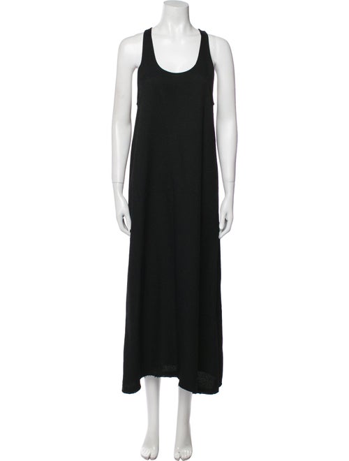 TOTEME Scoop Neck Sable Dress Long Dress