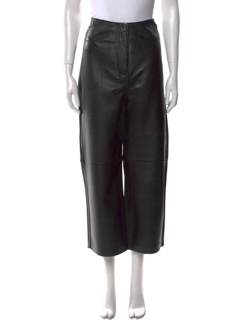TOTEME Leather Wide Leg Pants