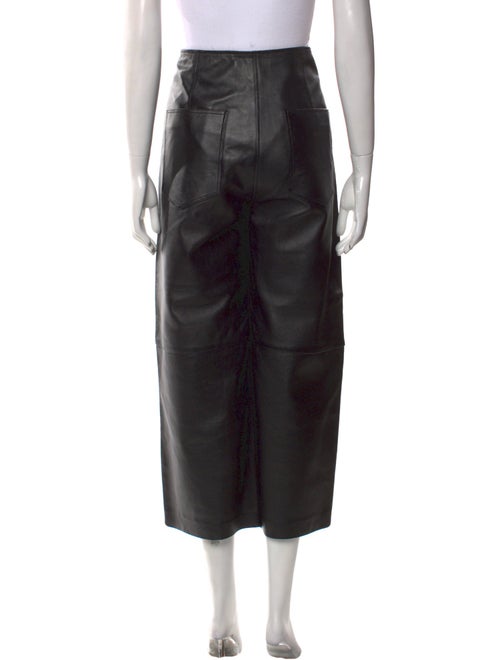 TOTEME Leather Wide Leg Pants