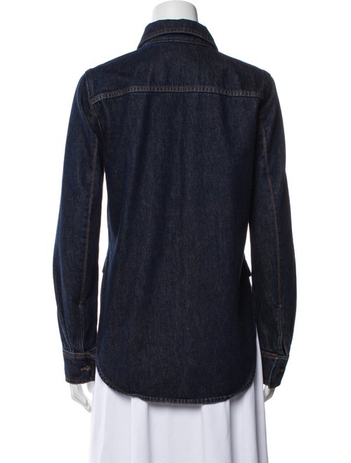 TOTEME Long Sleeve Button-Up Top