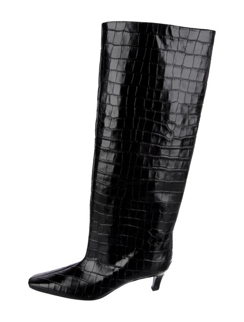 TOTEME Embossed Leather Patterned Boots