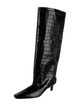TOTEME Embossed Leather Patterned Boots