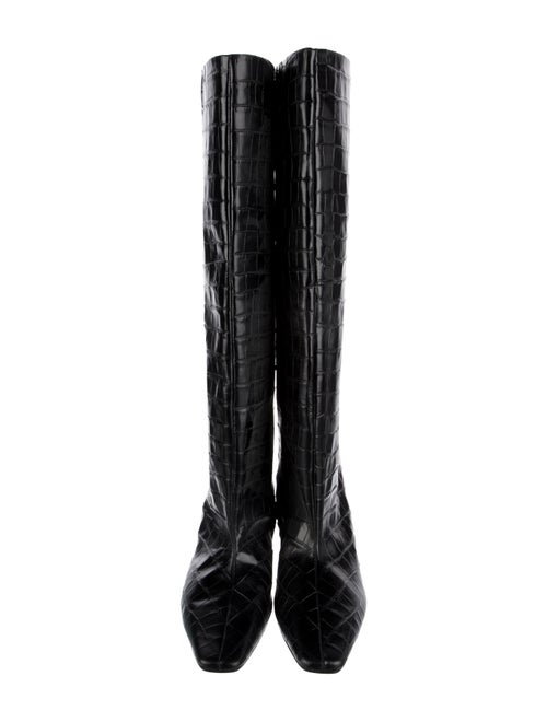 TOTEME Embossed Leather Patterned Boots