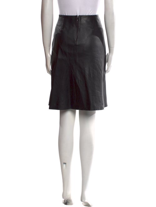 TOTEME Lamb Leather Knee-Length Skirt