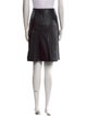 TOTEME Lamb Leather Knee-Length Skirt