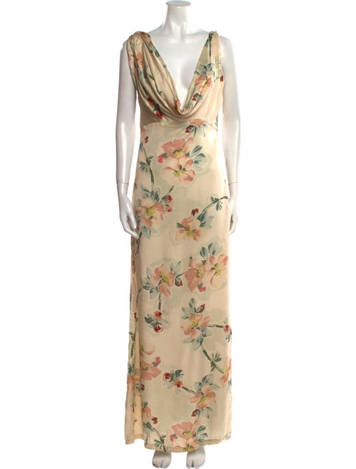 TOTEME Floral Print Long Dress