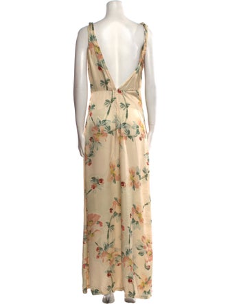 TOTEME Floral Print Long Dress