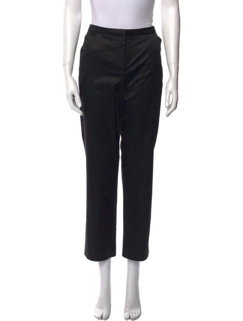 TOTEME Cropped Straight Trousers Straight Leg Pants