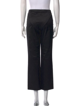 TOTEME Cropped Straight Trousers Straight Leg Pants