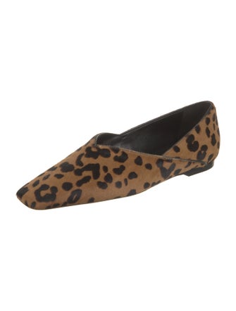 TOTEME Ponyhair Animal Print Flats