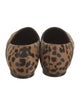 TOTEME Ponyhair Animal Print Flats