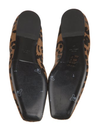 TOTEME Ponyhair Animal Print Flats