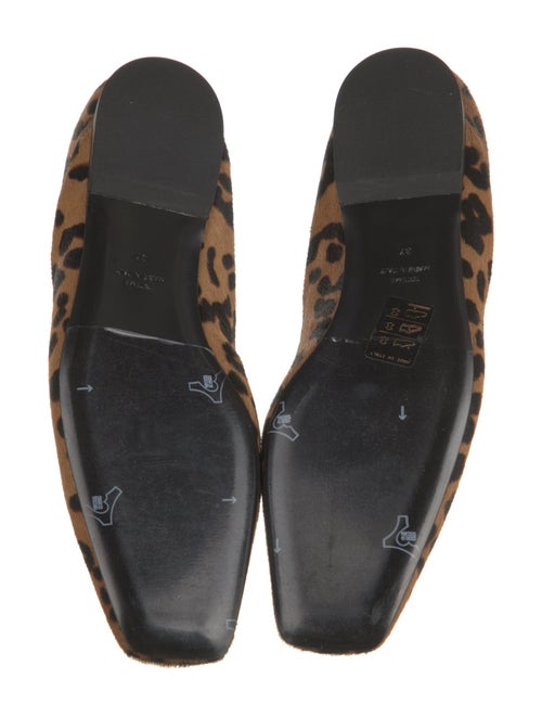 TOTEME Ponyhair Animal Print Flats