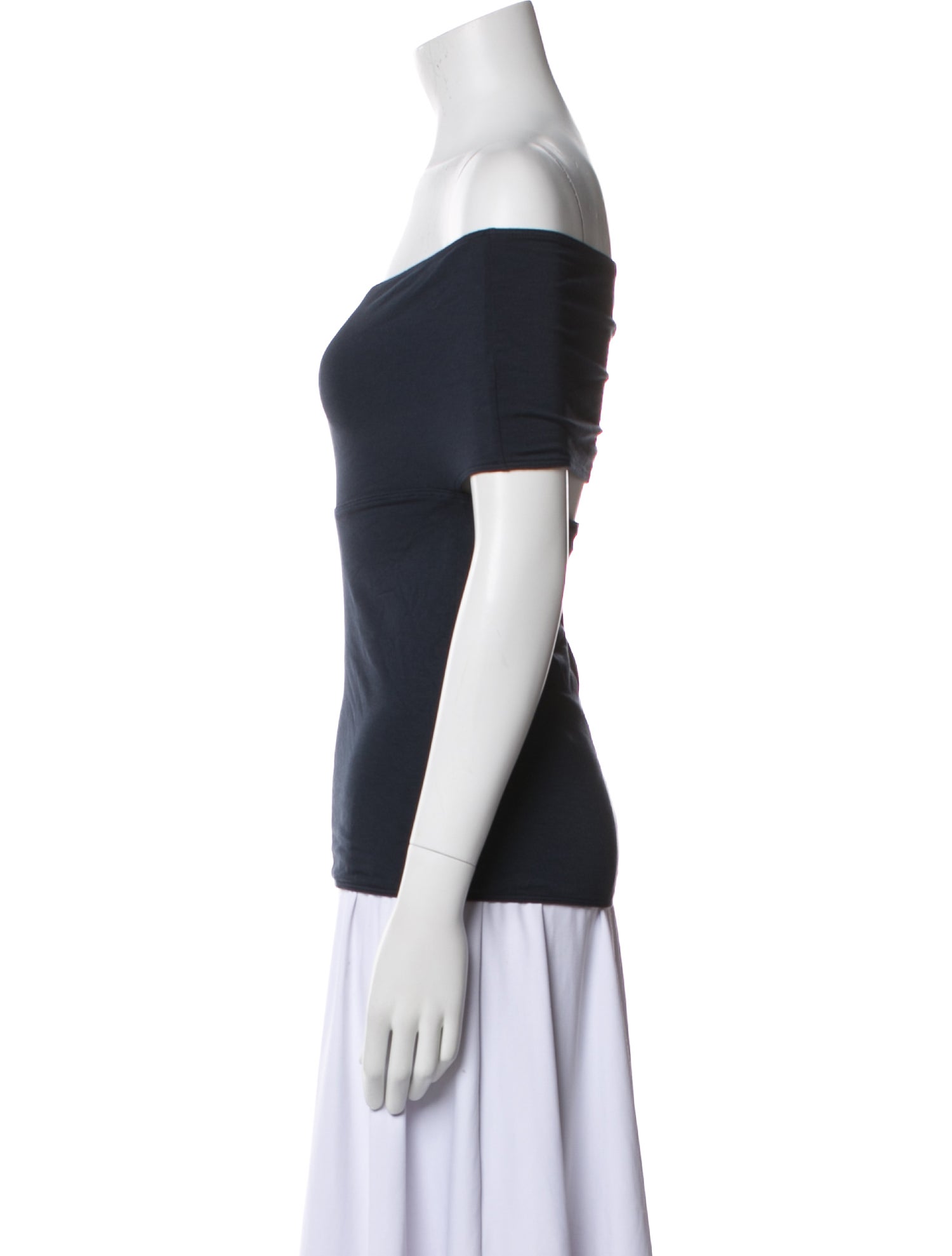 TOTEME Slip-Through Top Off-The-Shoulder Top