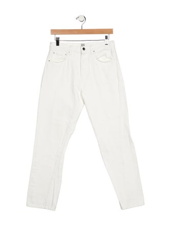 TOTEME High-Rise Straight Leg Jeans