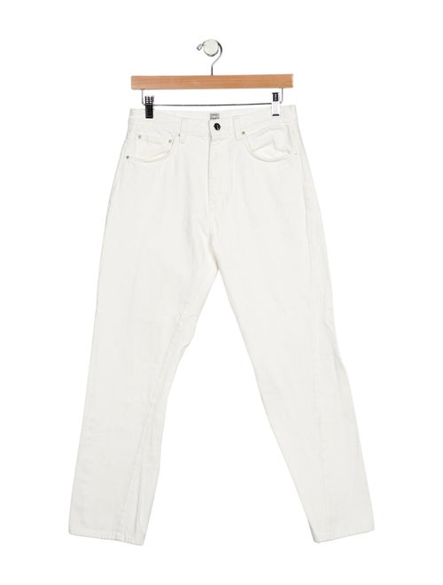 TOTEME High-Rise Straight Leg Jeans