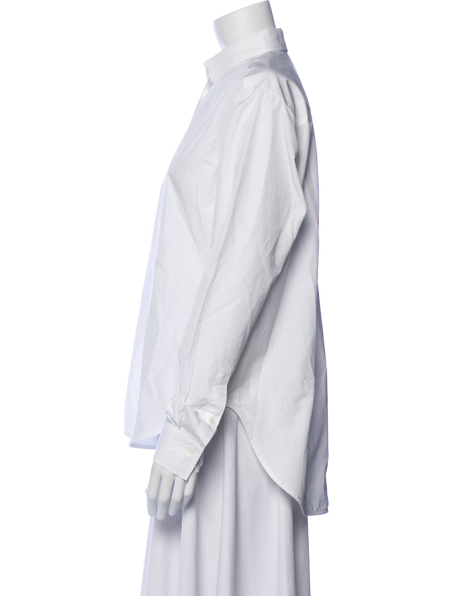 TOTEME Signature Long Sleeve Button-Up Top