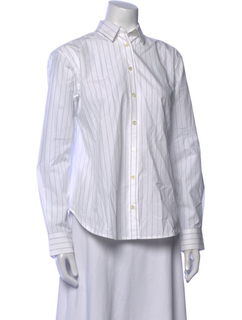 TOTEME Signature Striped Button-Up Top