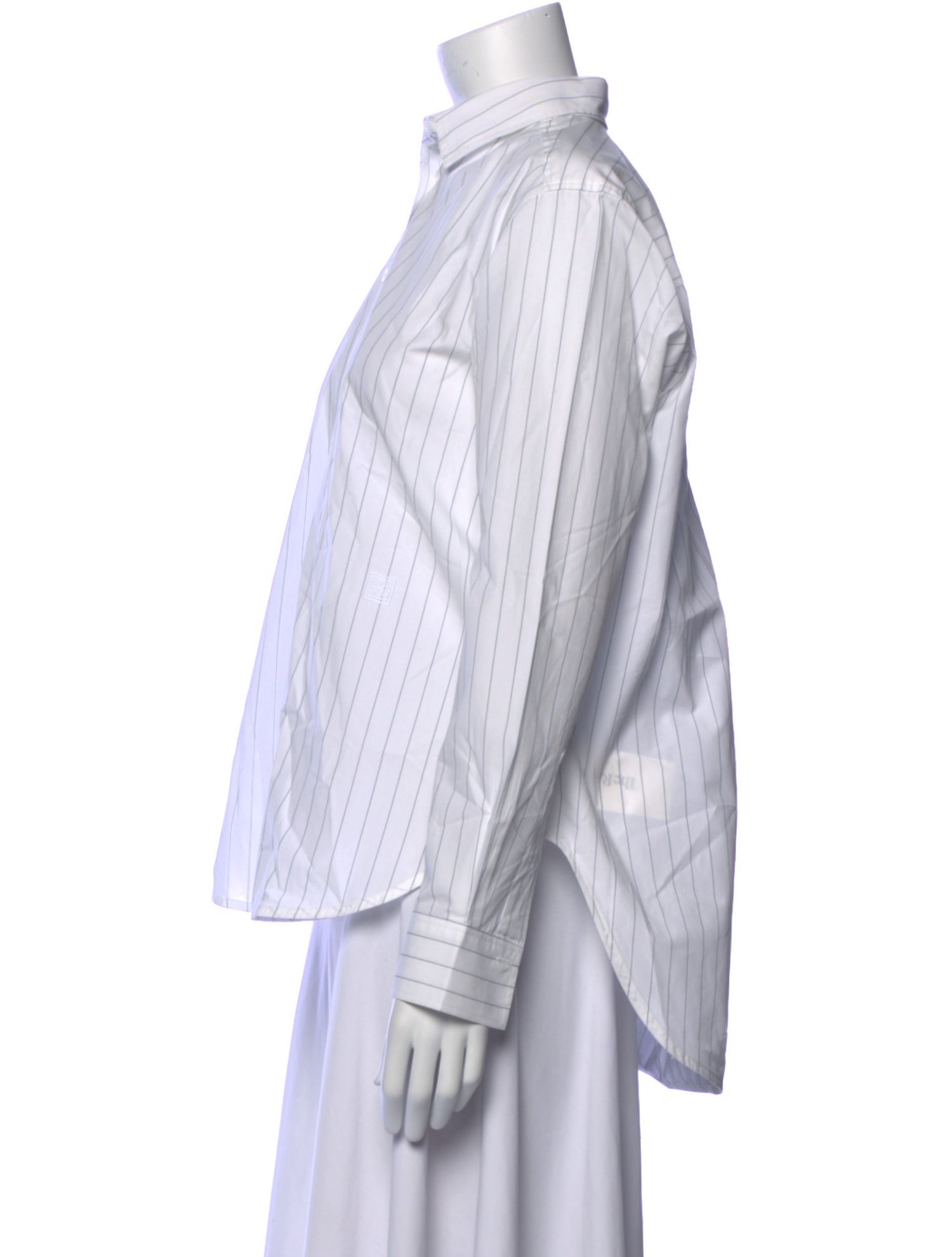 TOTEME Signature Striped Button-Up Top