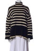 TOTEME Signature Stripe Turtleneck Wool Sweater