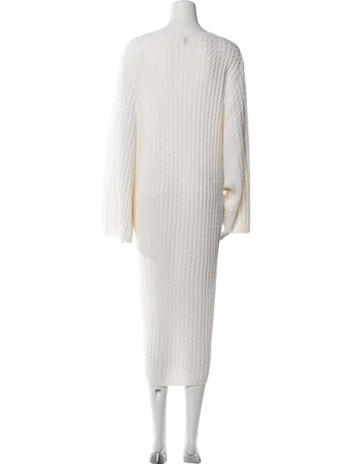 TOTEME Cable Knit Midi Length Dress