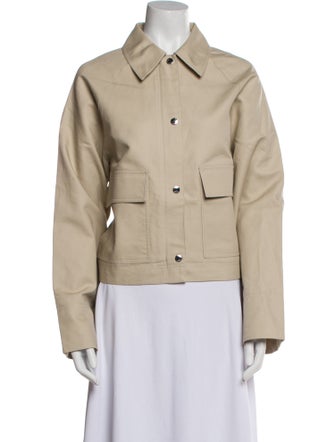TOTEME Cropped Cotton Jacket Utility Jacket