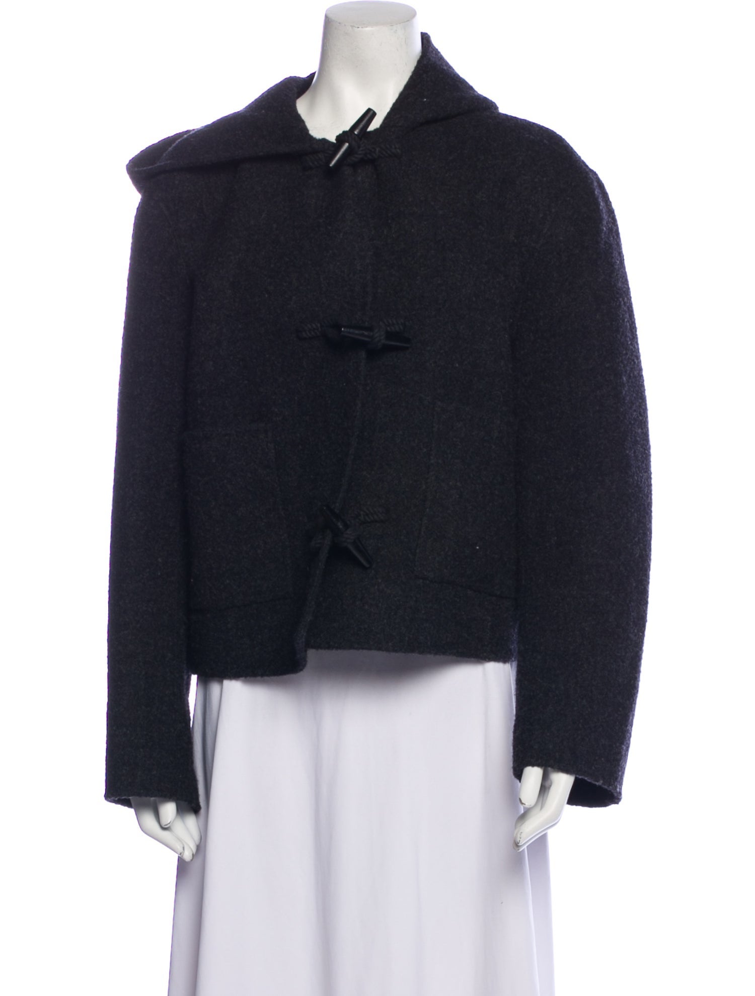 TOTEME Felted Duffle Jacket Wool Sweater