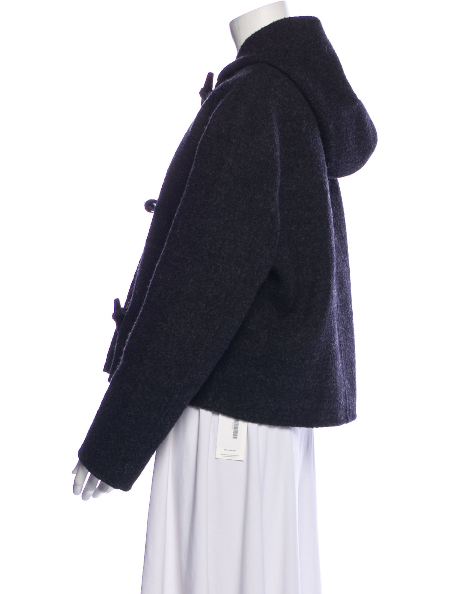 TOTEME Felted Duffle Jacket Wool Sweater