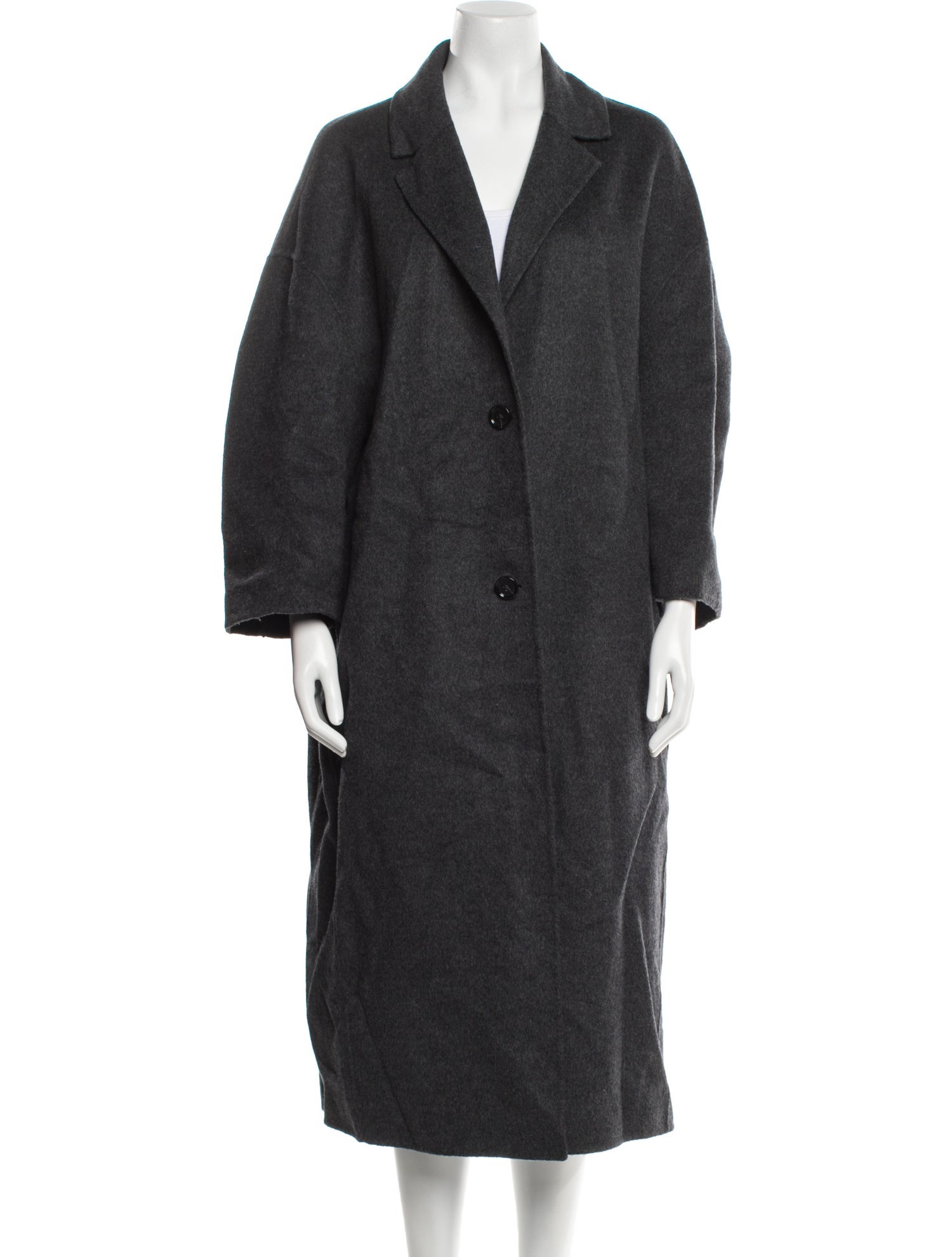 TOTEME Wool Faux Fur Coat