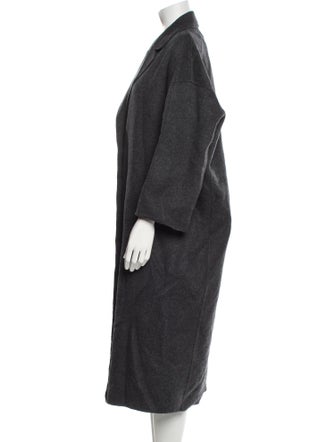 TOTEME Wool Faux Fur Coat