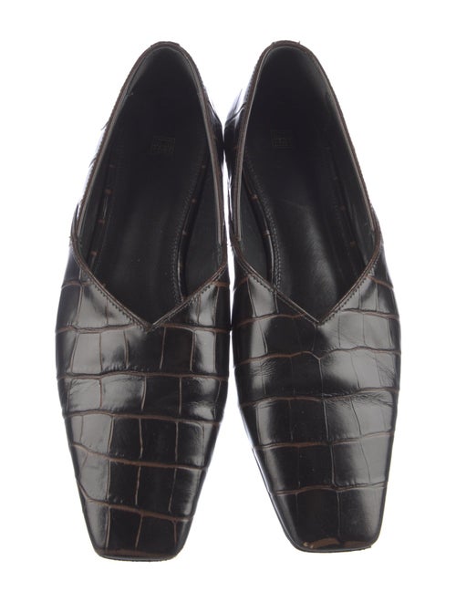 TOTEME Embossed Leather Flats