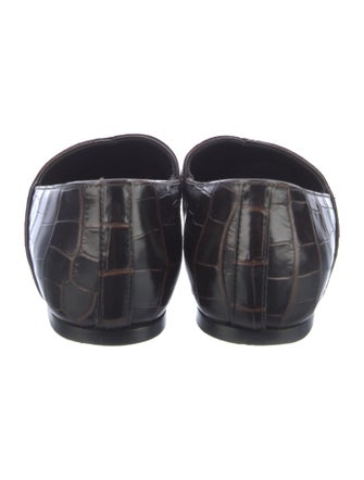 TOTEME Embossed Leather Flats