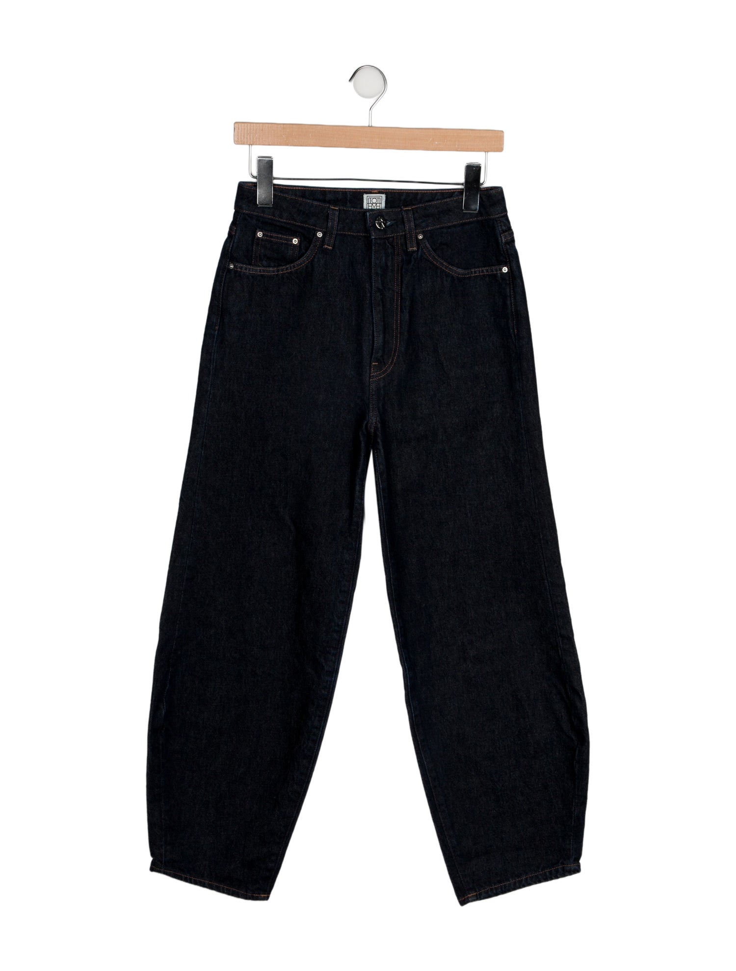 TOTEME High-Rise Straight Leg Jeans