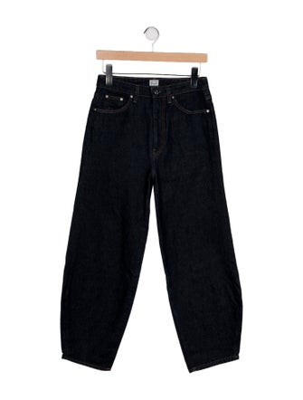 TOTEME High-Rise Straight Leg Jeans